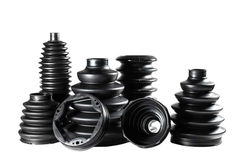 Drive shaft boots in TPE and rubber